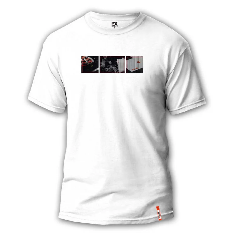 Act Fast Spin of the Wheel 8X Street T-Shirt - White