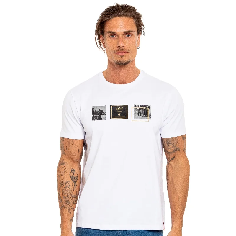 Flash Deals Steel Horse 8X Street T-Shirt - White