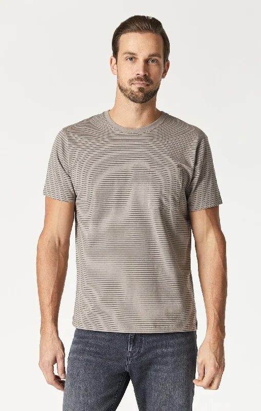 Best Choice STRIPED T-SHIRT IN MOON ROCK