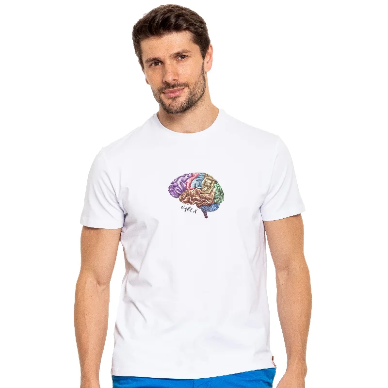Early Bird The Brain 8X Street T-Shirt - White
