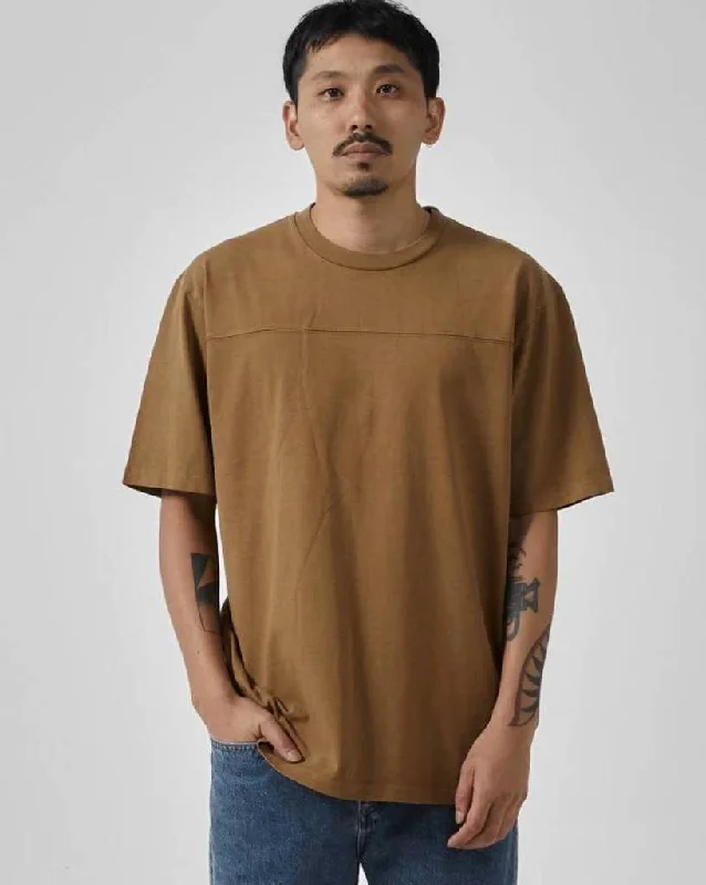 Super Deal Thrills Union Oversize Fit Panel Tee