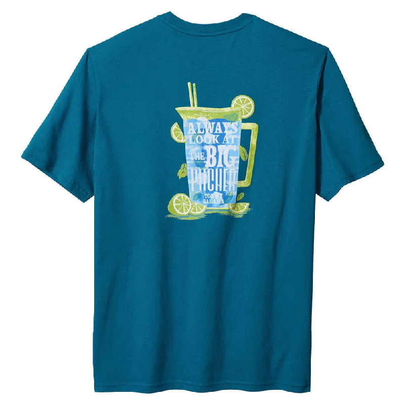 Midnight Sale Tommy Bahama Always Look At The Big Pitcher T-Shirt - Blue Allure