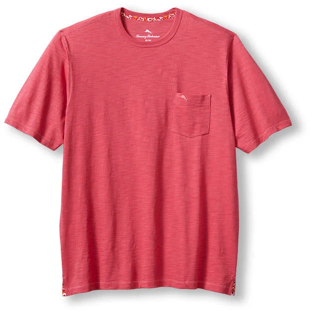 Weekend Deals That Spark Tommy Bahama Bali Beach Crew T-Shirt - Raspberry Wine