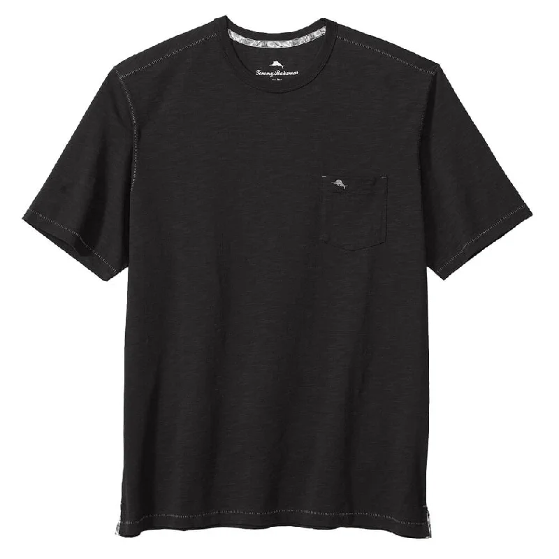 Weekend Bargains to Savor Tommy Bahama Big & Tall Bali Beach Crew T-Shirt - Black