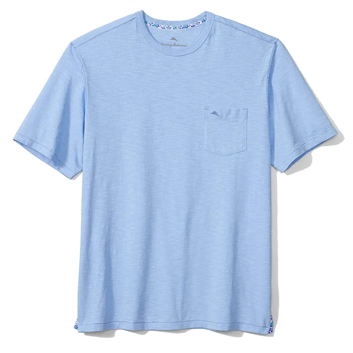 Weekend Offers That Delight Tommy Bahama Big & Tall Bali Beach Crew T-Shirt - Chambray Blue