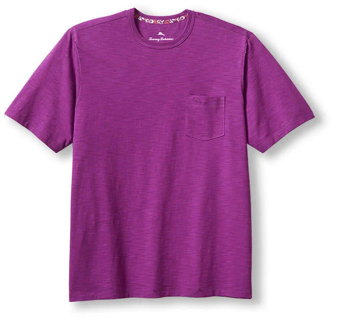 Weekend Savings Bonanza Tommy Bahama Big & Tall Bali Beach Crew T-Shirt - Deep Hollyhock