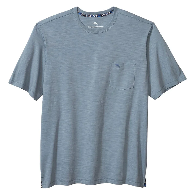 Weekend Bargains to Enjoy Tommy Bahama Big & Tall Bali Beach Crew T-Shirt - Norse Blue