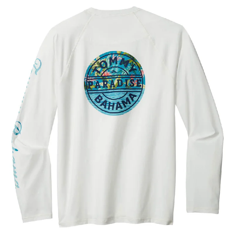 Instant Savings Tommy Bahama Chill Time Lush Hour Crew Long Sleeve T-Shirt - White