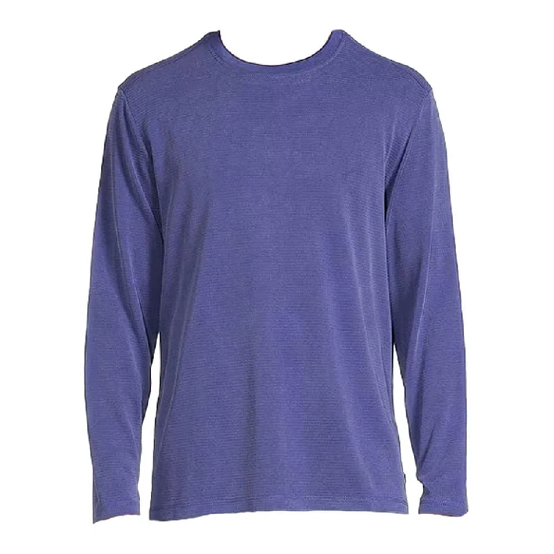 Overstock Clearance Tommy Bahama Coastal Crest Long Sleeve T-Shirt - Deep Ultramarine