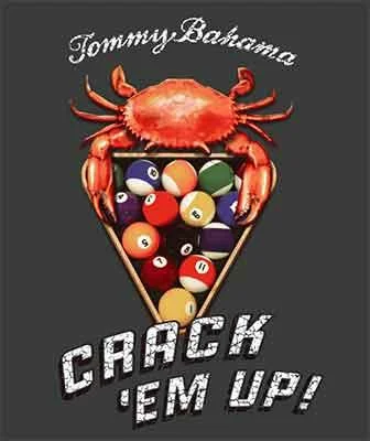 Exclusive Access Tommy Bahama Crack Em Up T-Shirt - Coal