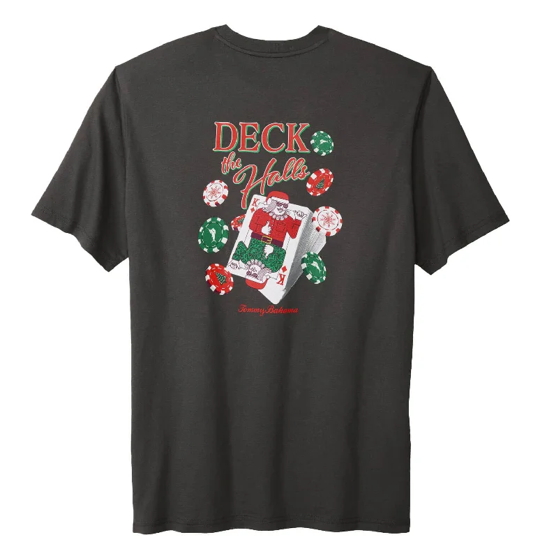 Clearance Event Tommy Bahama Deck The Halls T-Shirt - Coal