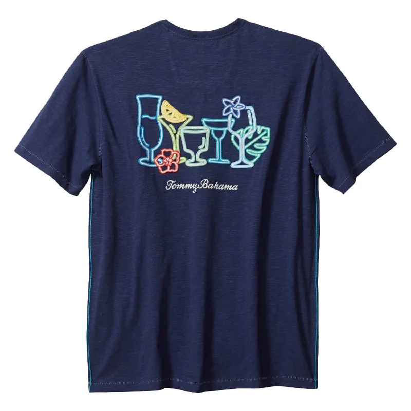 Half Price Tommy Bahama Electric Buzz Lux T-Shirt - Island Navy