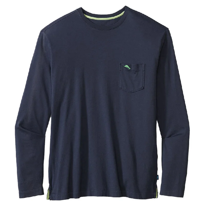 Weekend Offers That Sizzle Tommy Bahama New Bali Skyline Long Sleeve T-Shirt - Blue Note