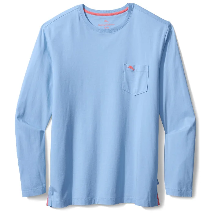 Weekend Discounts to Snag Tommy Bahama New Bali Skyline Long Sleeve T-Shirt - Lt Sky
