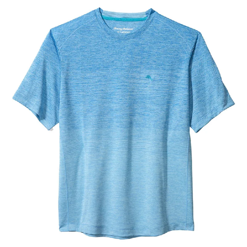 Hurry In Tommy Bahama Oasis Fade Crew T-Shirt - Banff Blue