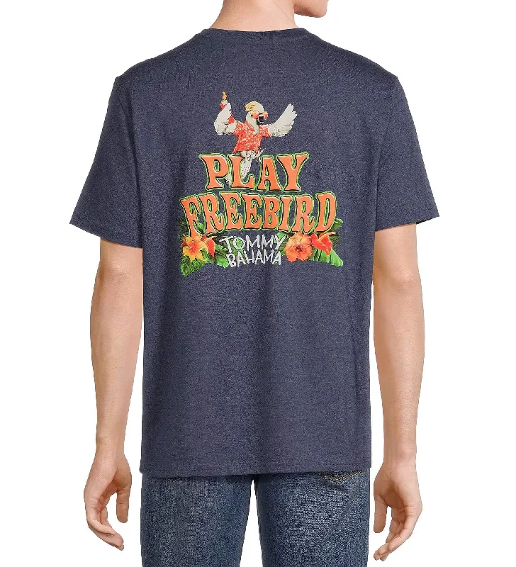 Limited Quantity Tommy Bahama Play Freebird T-Shirt - Navy Heather