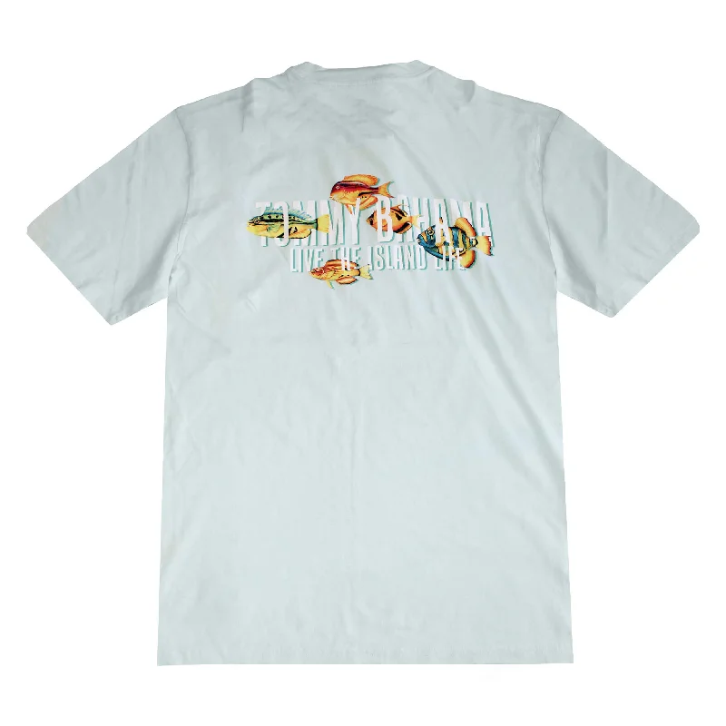 Hot Deal Tommy Bahama Schools Out T-Shirt - Light Caribbean Tile