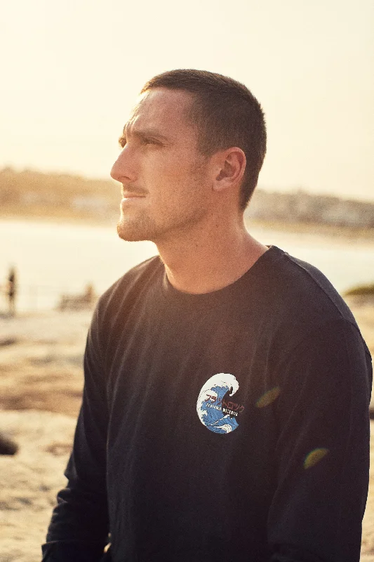 Weekend Specials to Indulge In Tozai Tee - Navy Blue, Long Sleeve