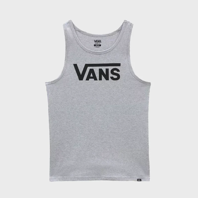 Weekend Discounts You Deserve Vans Classic Mens Vest Top - Athletic Heather/Black