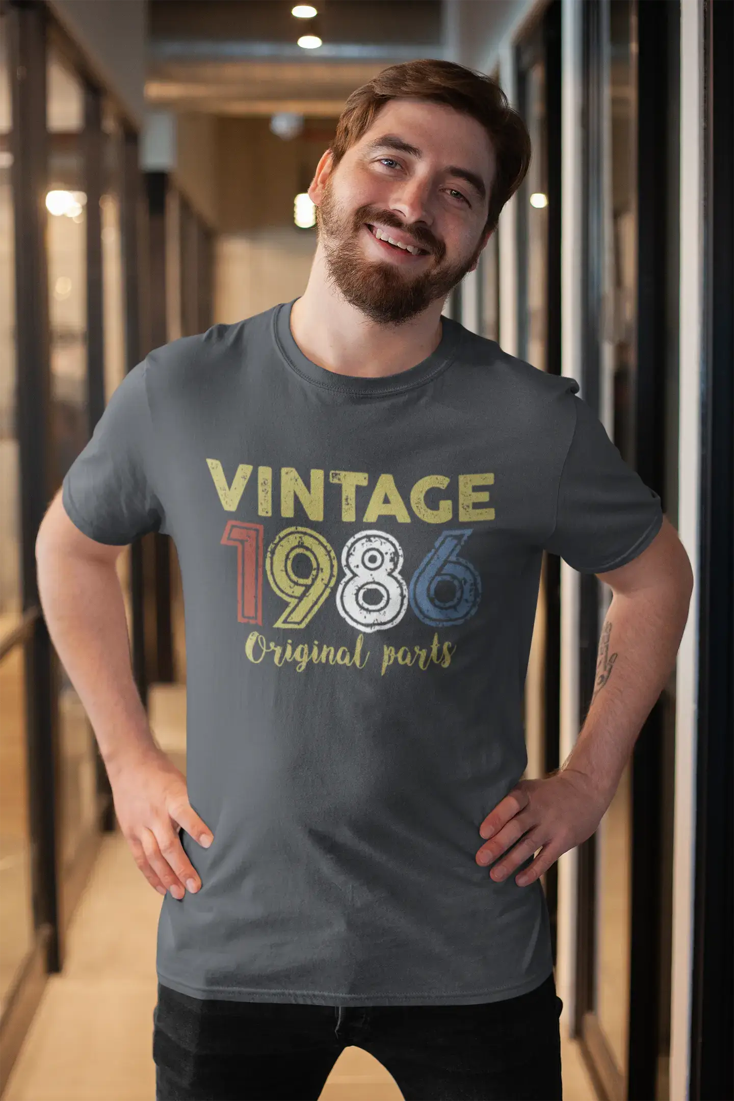 Weekend Discounts You Deserve ULTRABASIC - Graphic Printed Men's Vintage 1986 T-Shirt Navy Weekend Discounts You Deserve ULTRABASIC - Graphic Printed Men's Vintage 1986 T-Shirt Navy