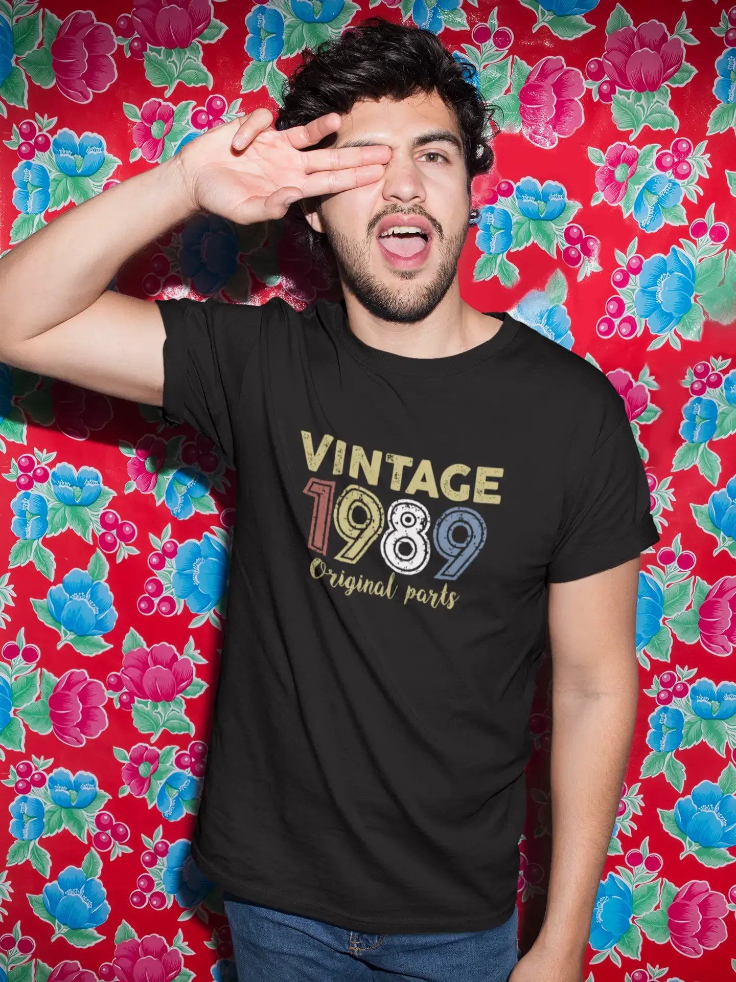 Weekend Offers That Impress ULTRABASIC - Graphic Printed Men's Vintage 1989 T-Shirt Deep Black Weekend Offers That Impress ULTRABASIC - Graphic Printed Men's Vintage 1989 T-Shirt Deep Black