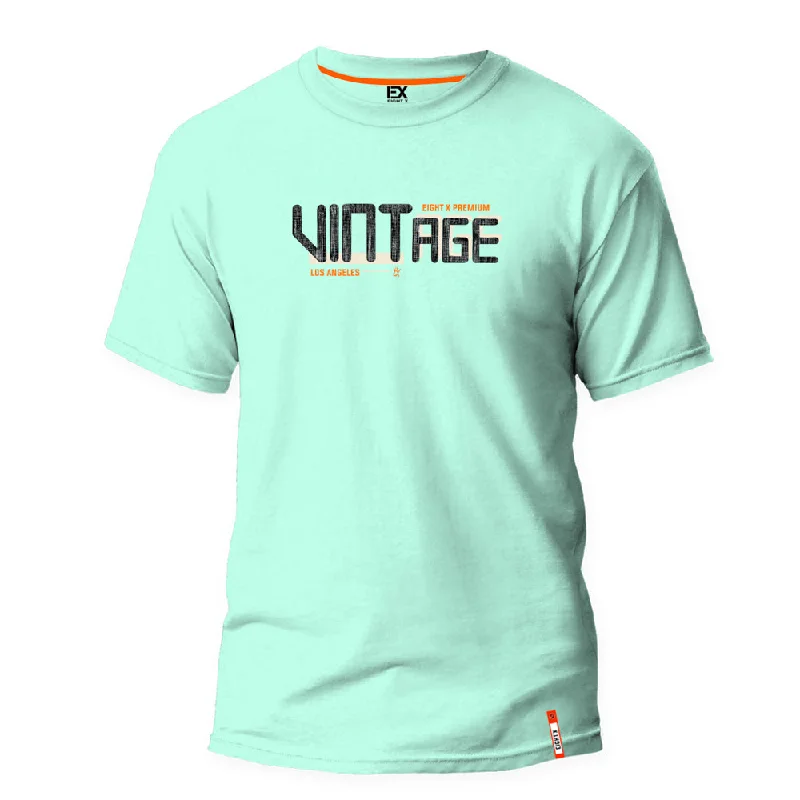 Weekend Sale: Don't Miss Out Vintage Vibes 8X Street T-Shirt - Mint Green
