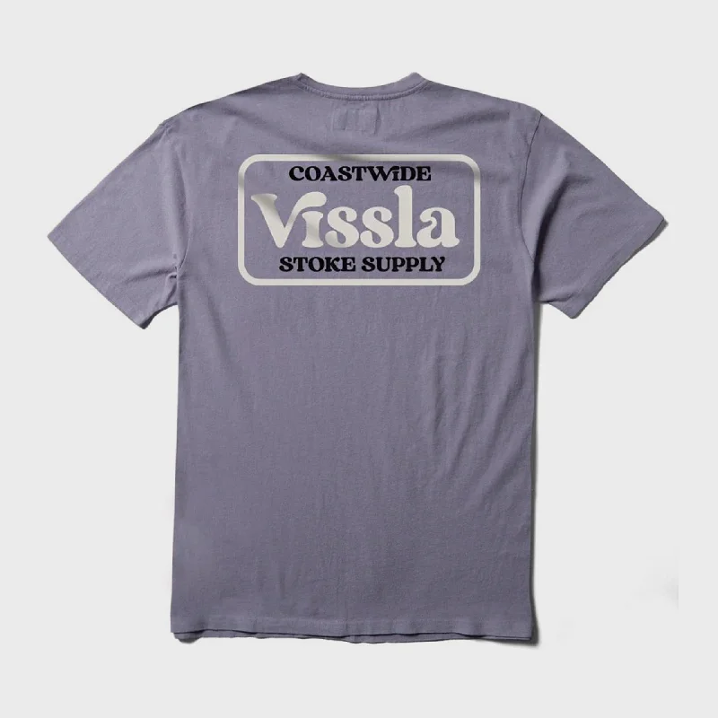 Bargain Prices Vissla Mens Coastwide Pocket T-Shirt - Dusty Lilac