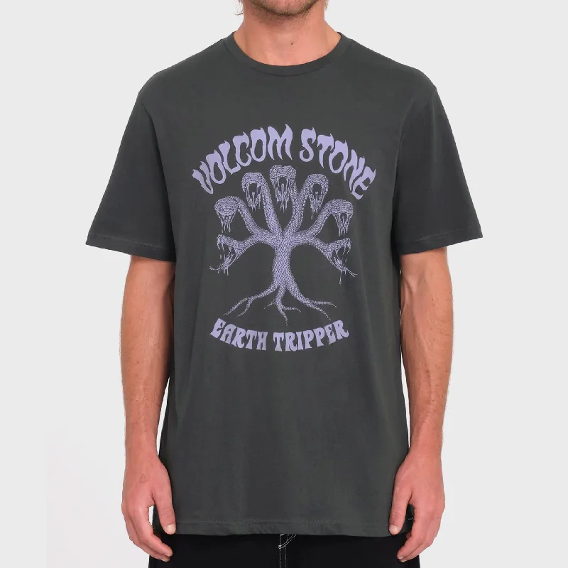 Huge Discounts Volcom Mens Feeding Tree T-Shirt - Stealth