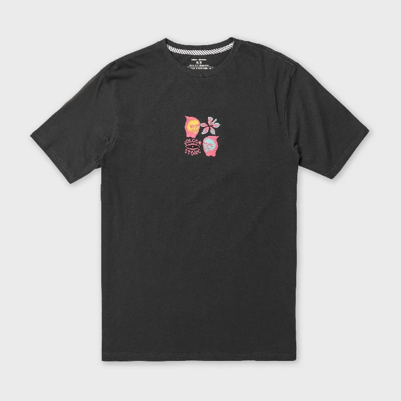 Take Action Volcom Mens Flower Budz T-Shirt - Stealth