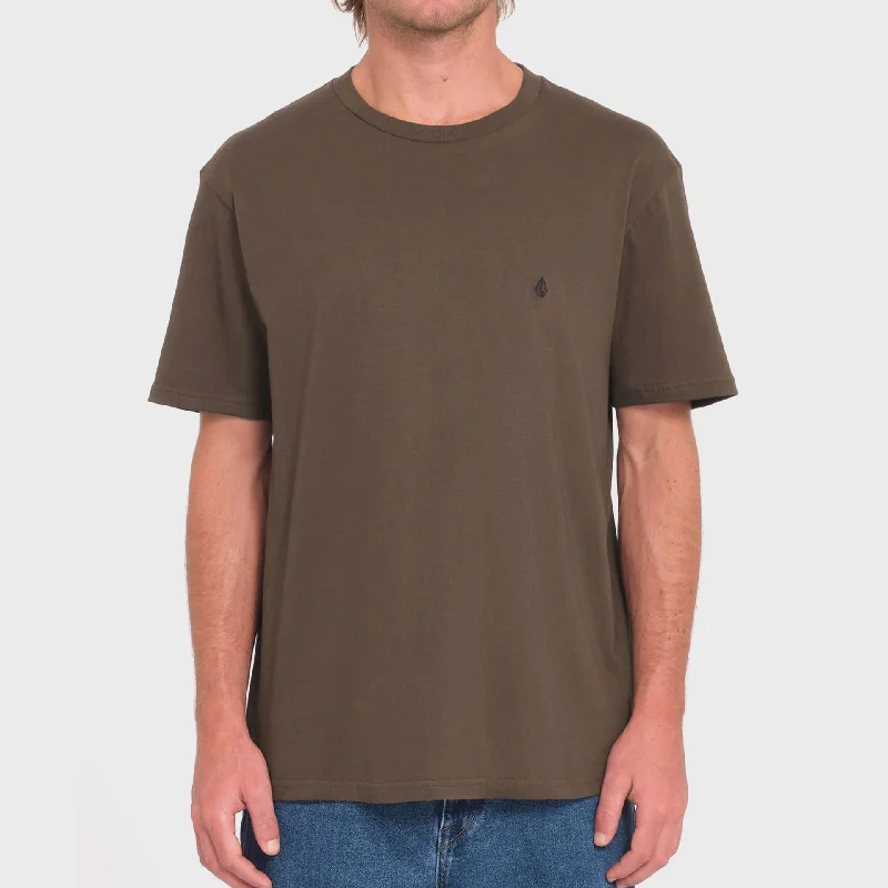 Limited Availability Volcom Mens Stone Blanks T-Shirt - Wren