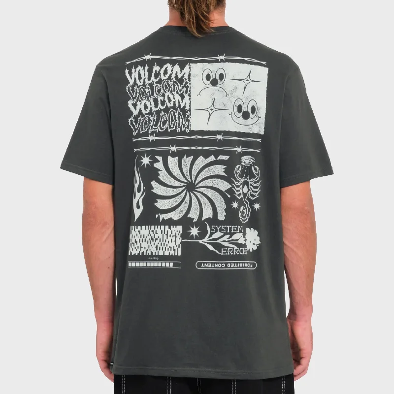 Early Access Volcom Mens System Error T-Shirt - Stealth