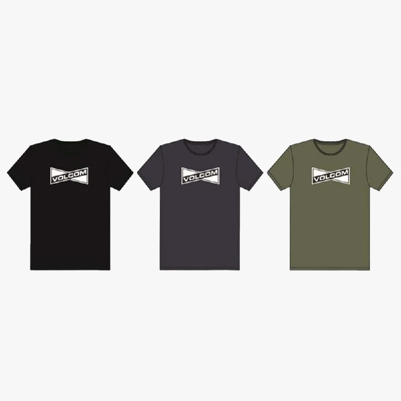 New Deals Volcom Mens Vee Bow Short Sleeve Tee Rosin Green