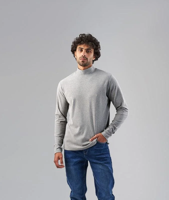 Weekend Bargains to Savor High Neck Long Sleeve Body  -  CHINEE