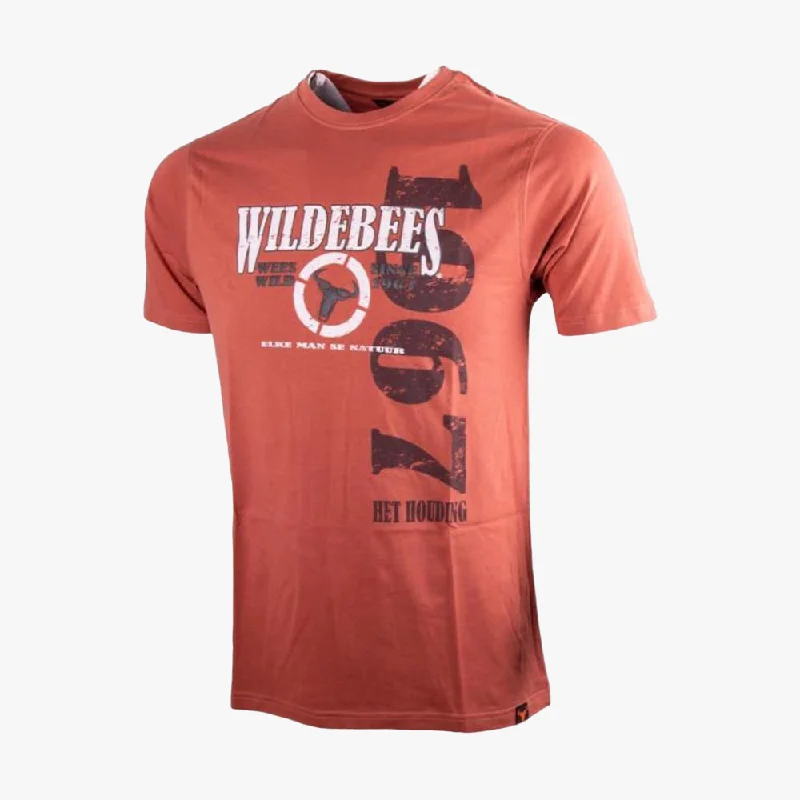 Weekend Offers You Can't Ignore Wildebees Mens 1967 Short Sleeve Tee Burnt Rust
