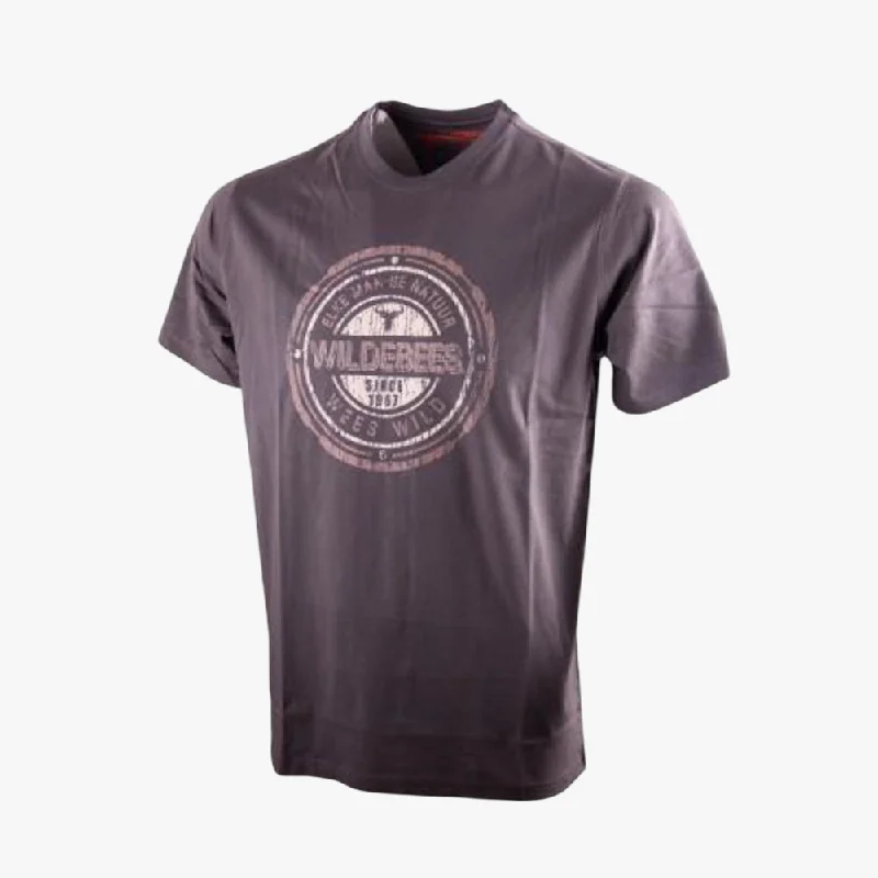 Best Seller Wildebees Mens Barrel Short Sleeve Tee Pewter