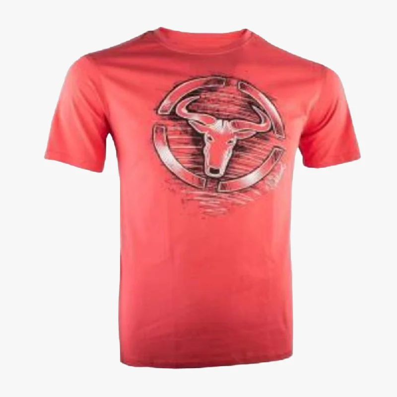 Hurry In Wildebees Mens Graffiti Grunge Short Sleeve Tee Flame