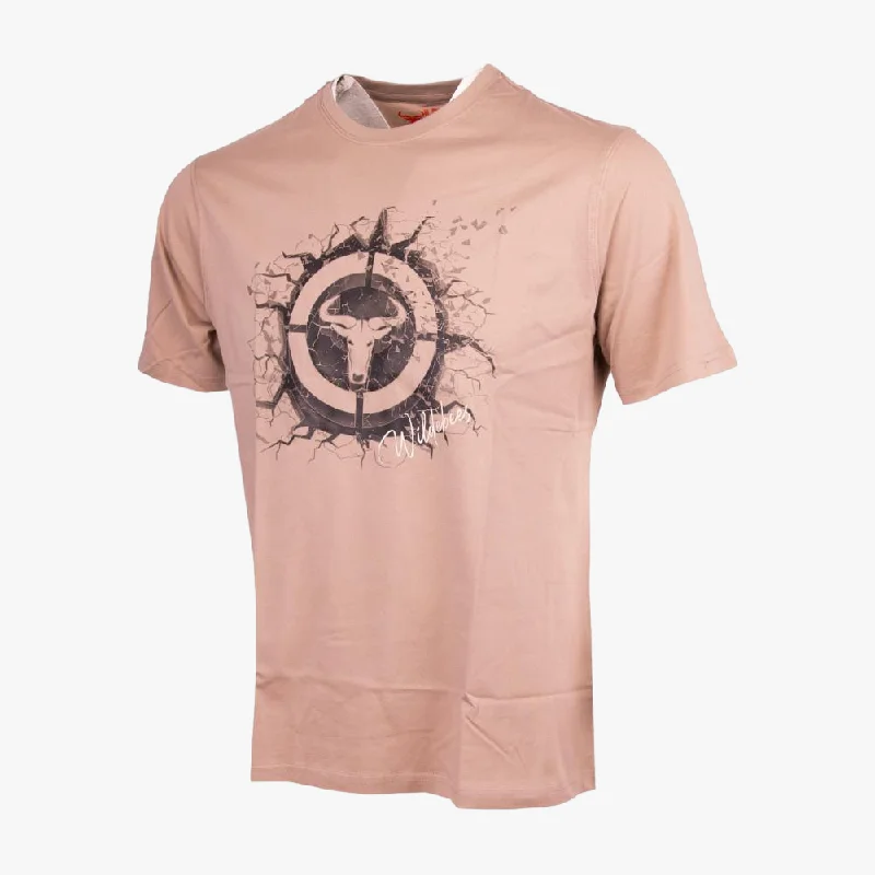 Holiday Sale Wildebees Mens Mud Crack Short Sleeve Tee Desert Sand
