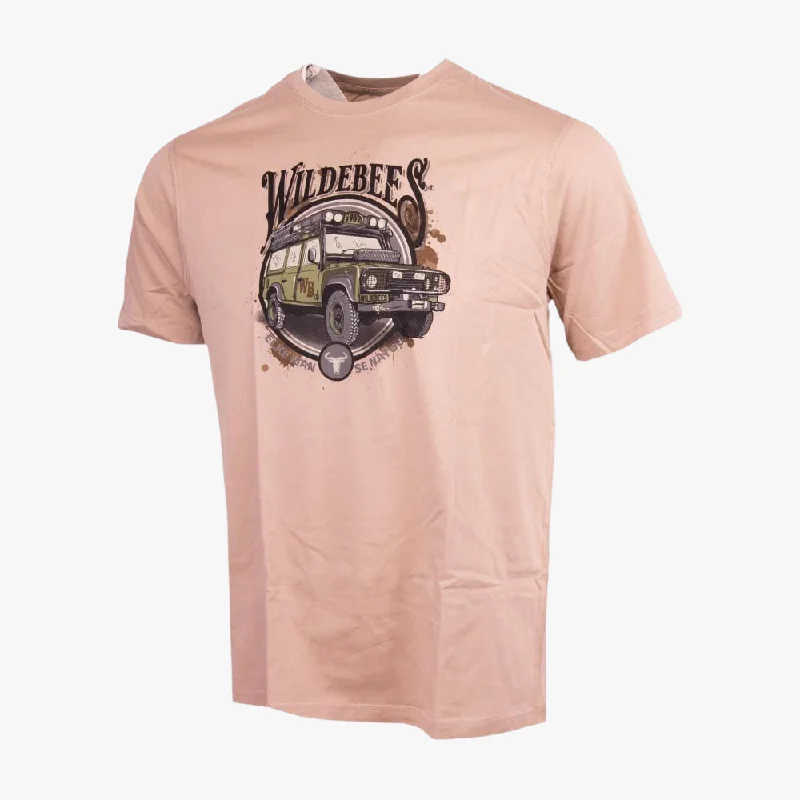 Early Access Wildebees Mens Offroad Short Sleeve Tee Desert Sand