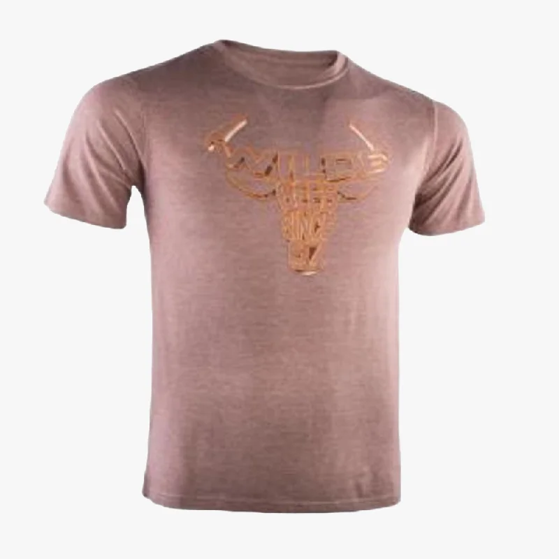 Weekend Deals That Impress Wildebees Mens Perspective Short Sleeve Tee Taupe Mel