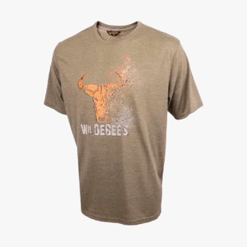 Epic Value Wildebees Mens Splatter Short Sleeve Tee Oasis