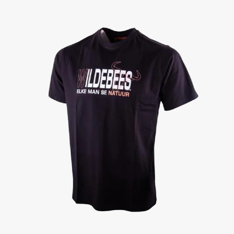 Major Savings Wildebees Mens Tech Short Sleeve Tee Black