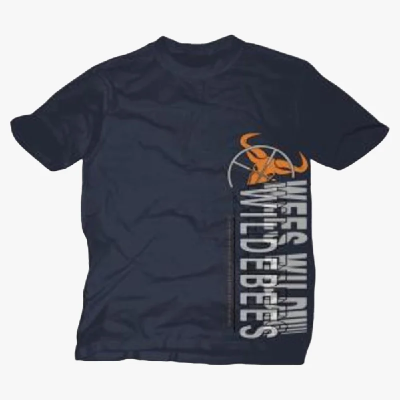 Weekend Offers That Shine Wildebees Mens Vertical Scope Short Sleeve Tee Indigo